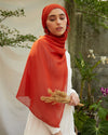 Ayana Instant Hijab in Terracotta