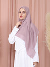 Water-Repellent Scarf in Dusty Lilac