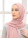 Omnia shawl in Dusty Pink