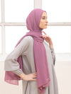Omnia shawl in Plum