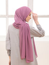 Omnia shawl in Plum