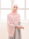 Omnia shawl in Pink