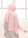 Omnia shawl in Pink