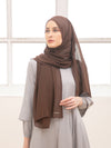Omnia shawl in Dark Choco