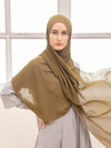 Omnia Shawl in Khaki