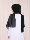 Fleur Shawl in Black
