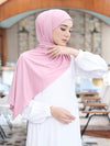 Zaira Instant Hijab in Strawberry Milkshake