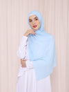 Fleur Shawl in Ice Blue