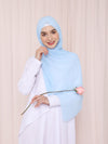 Fleur Shawl in Ice Blue
